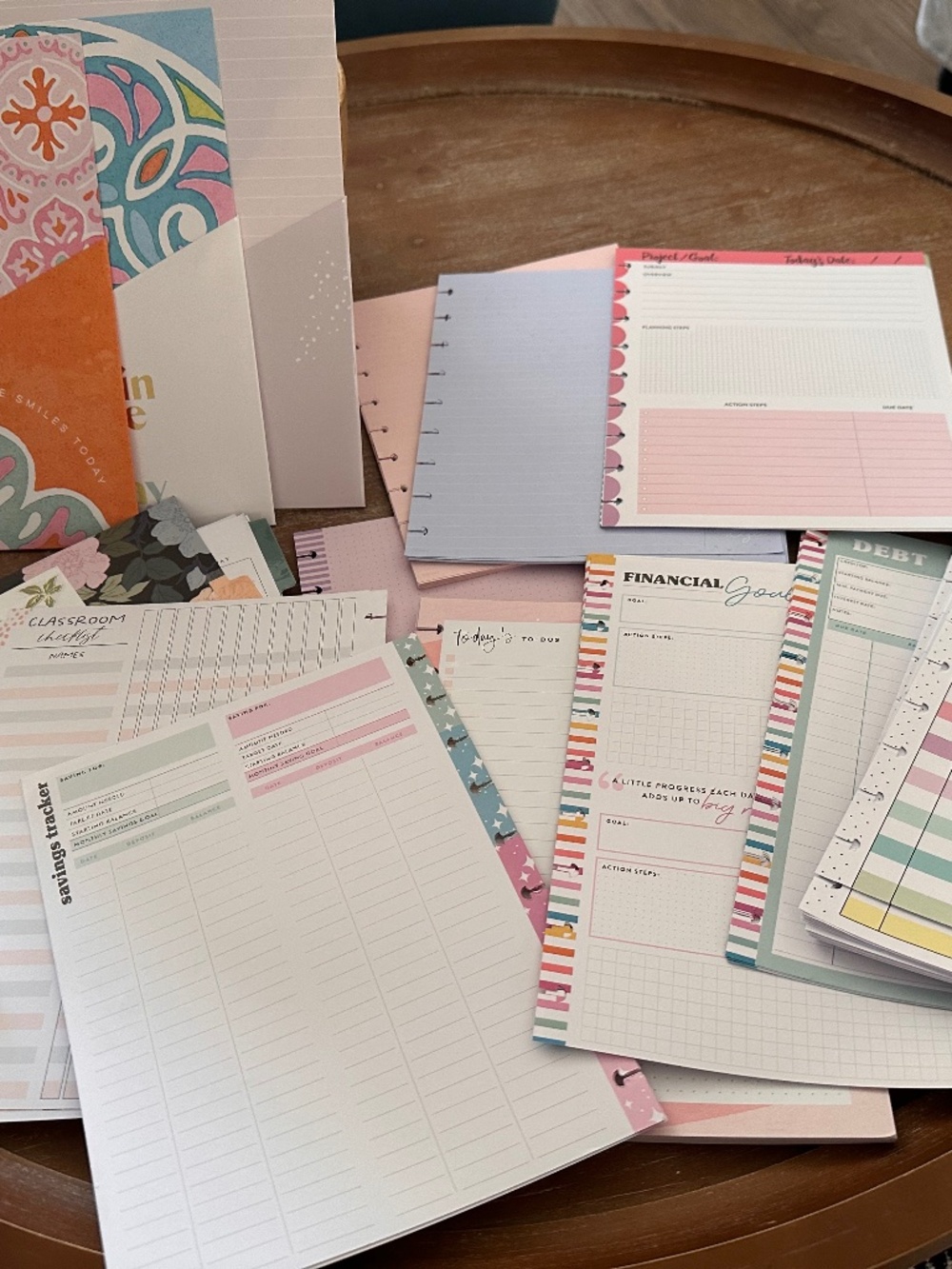 HAPPY PLANNER ‘Leftover’ Bundle of Classic Refill Pages, inc Undated Planner